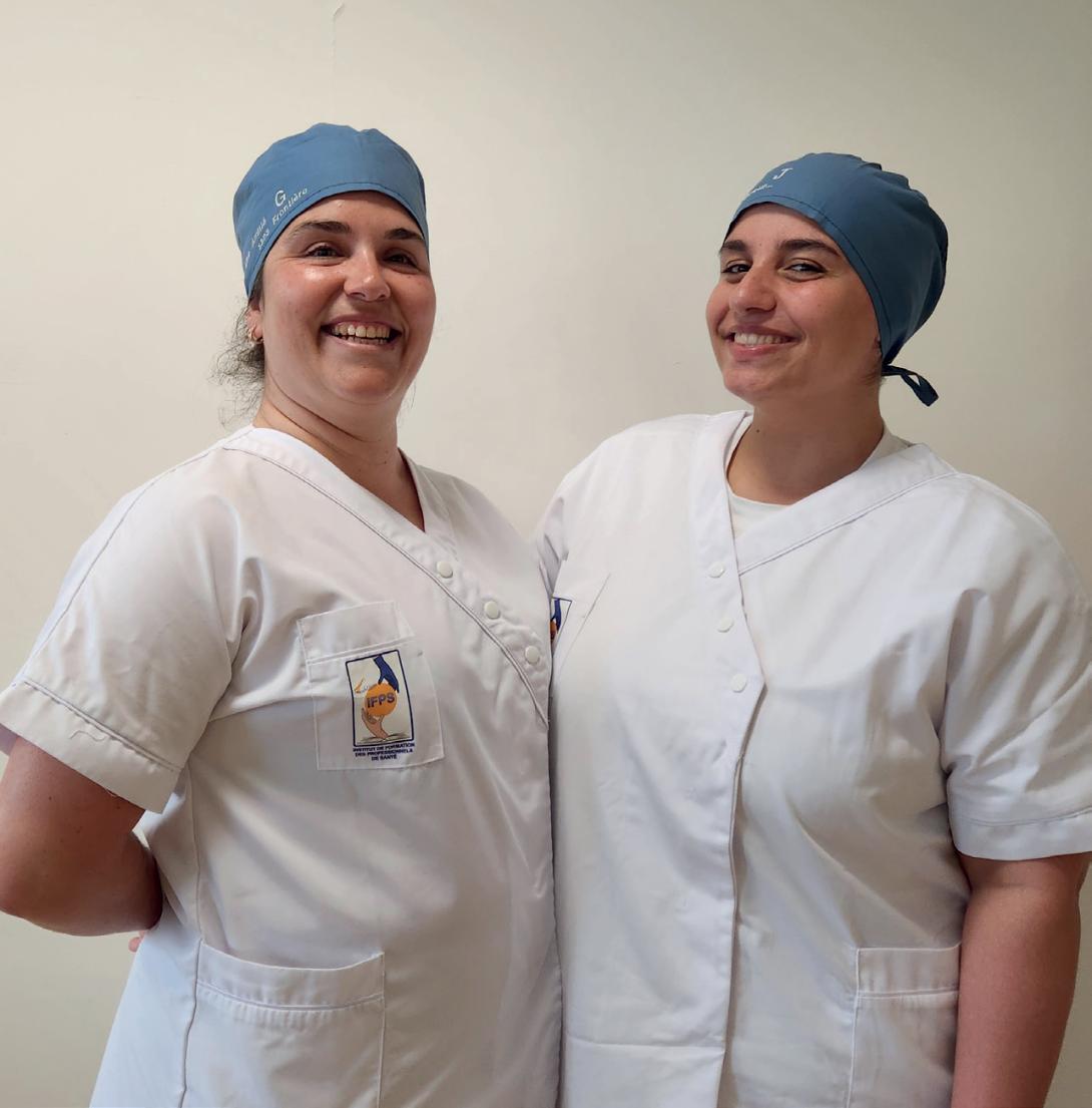 Julie Silva Valverde et Géraldine Da Cruz, étudiantes en soins infirmiers partent au Cambodge